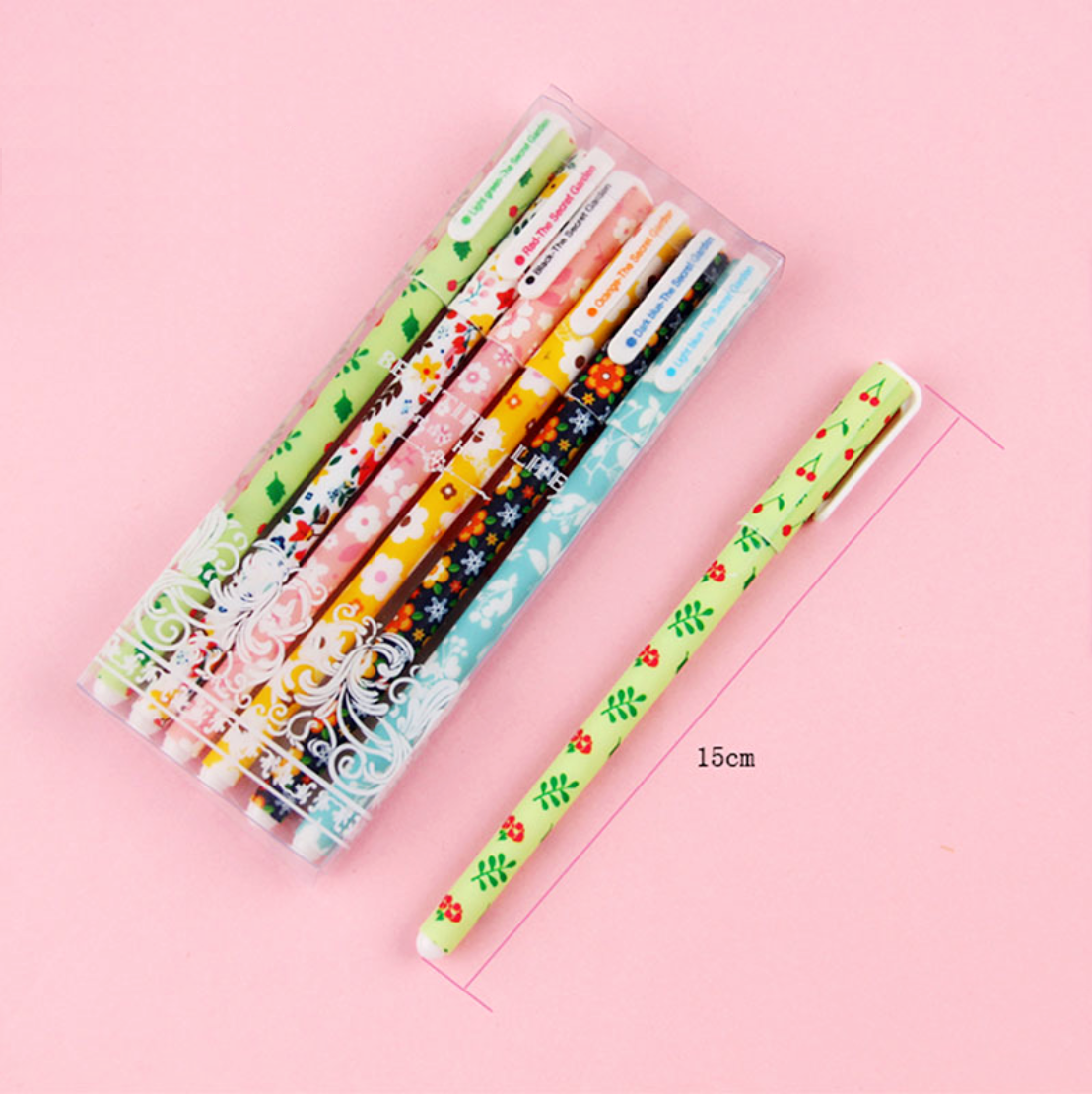 The Secret Garden Color Gel Ink Pen 6-pack
