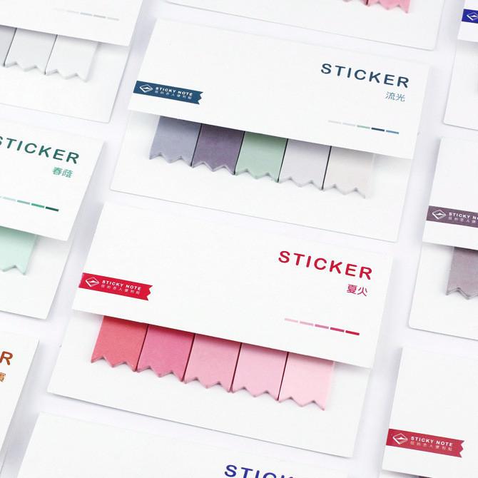 Gradient Color Index Sticky Notes
