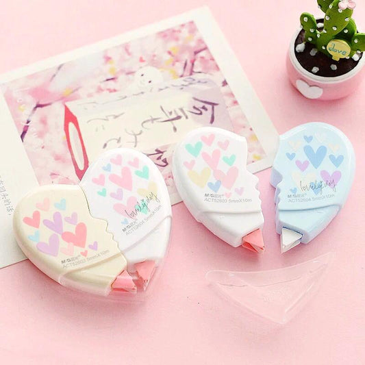 Heart Shaped Correction Tape 2-Pack