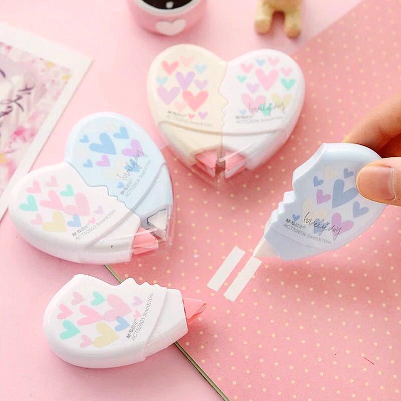Heart Shaped Correction Tape 2-Pack