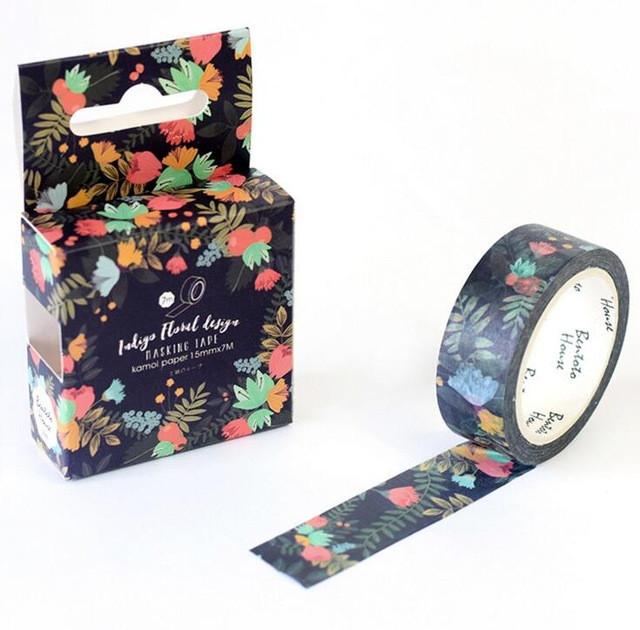 Tropical Dark Washi Tape
