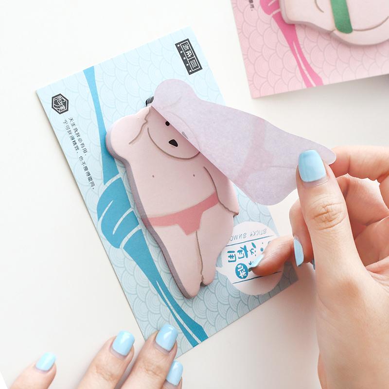 Japanese Sumo Rikishi Sticky Notes