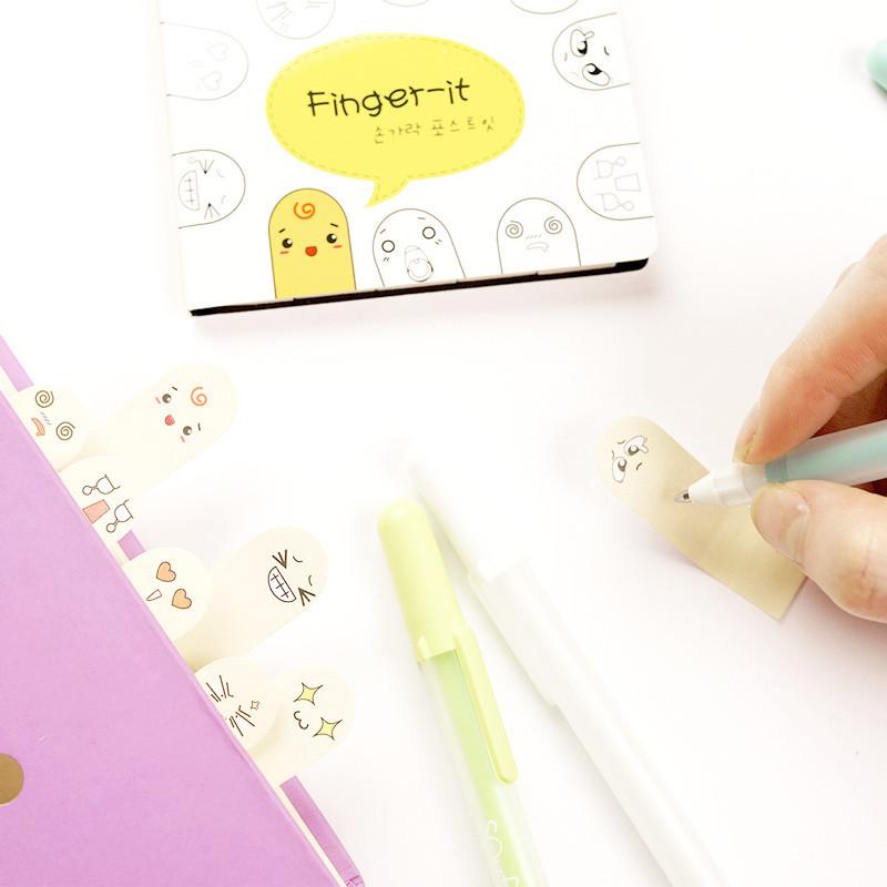 Moody Fingers Index Sticky Notes