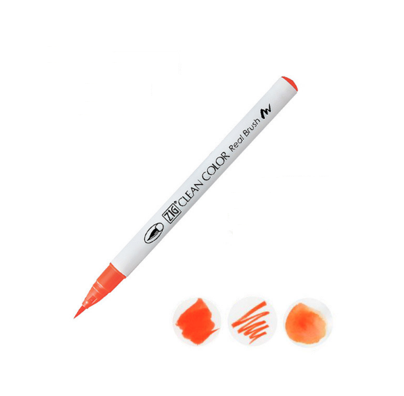 Kuretake ZIG Clean Color Real Brush Pen - 12 Color Set