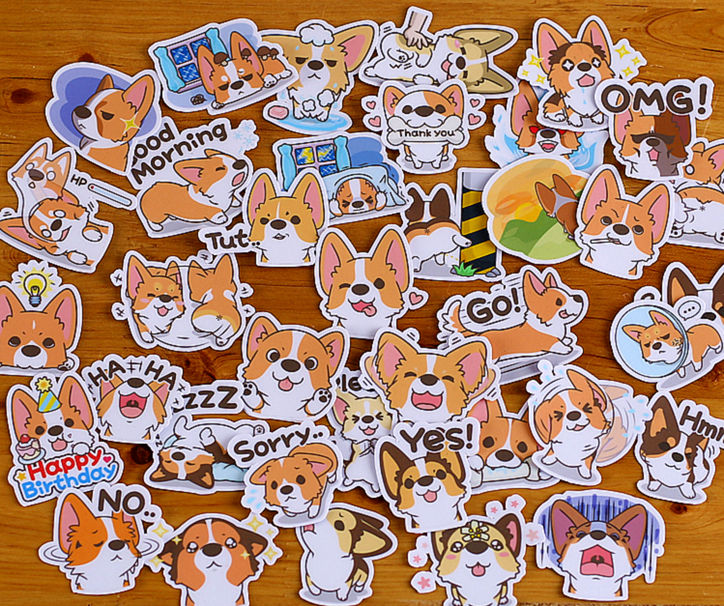 Little Baby Corgi Stickers