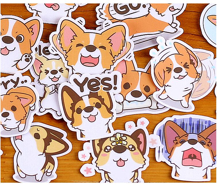 Little Baby Corgi Stickers