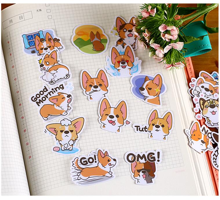 Little Baby Corgi Stickers