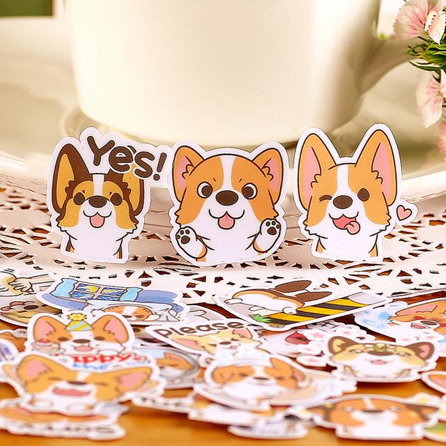 Little Baby Corgi Stickers