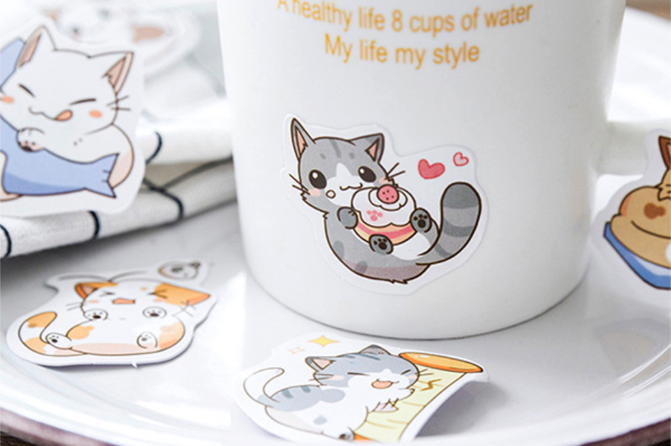Little Chibi Cat Stickers