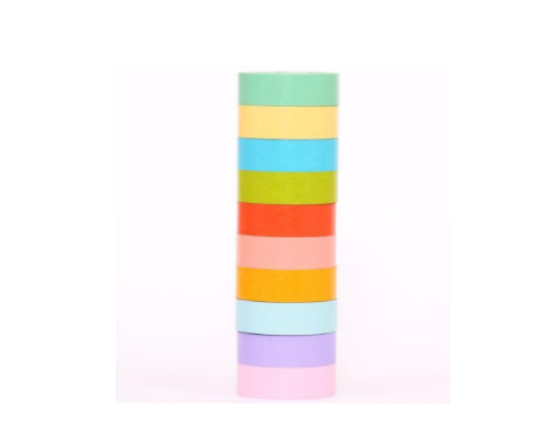 MT Masking Tape Set of 10 - Light Colors