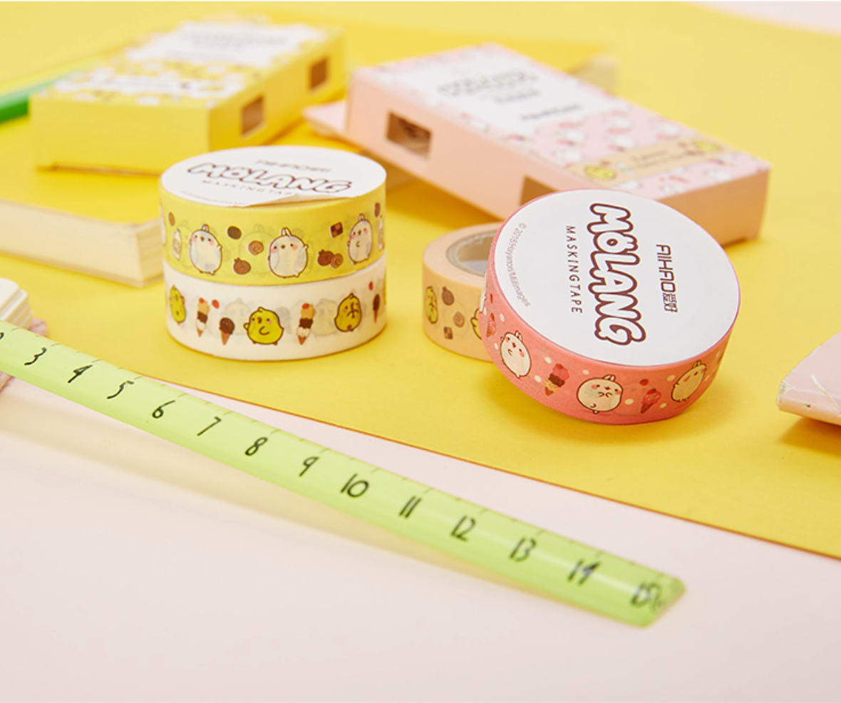 Molang Washi Tape 2-Pack