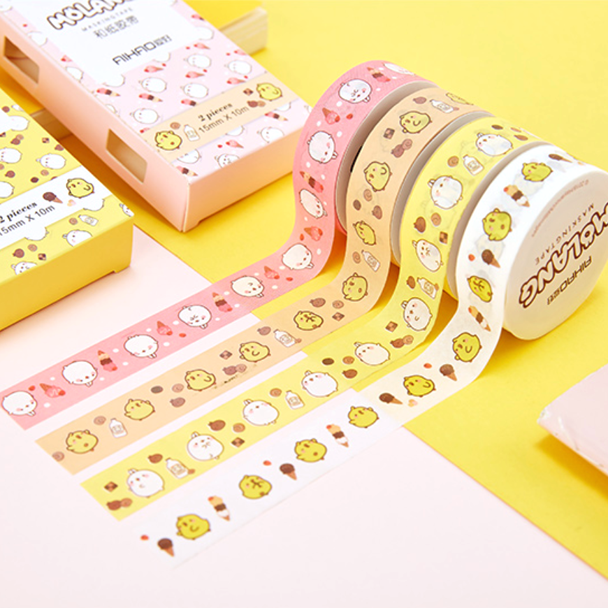 Molang Washi Tape 2-Pack