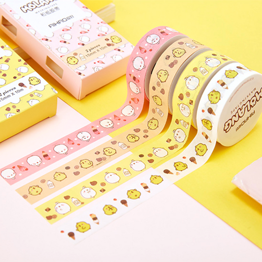 Molang Washi Tape 2-Pack