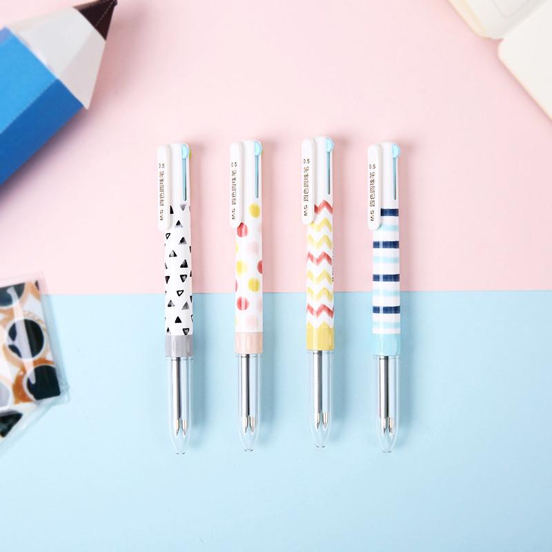 Patterned Multicolor Ballpoint Pen