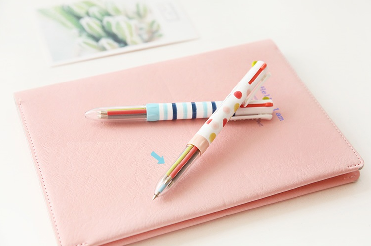 Patterned Multicolor Ballpoint Pen