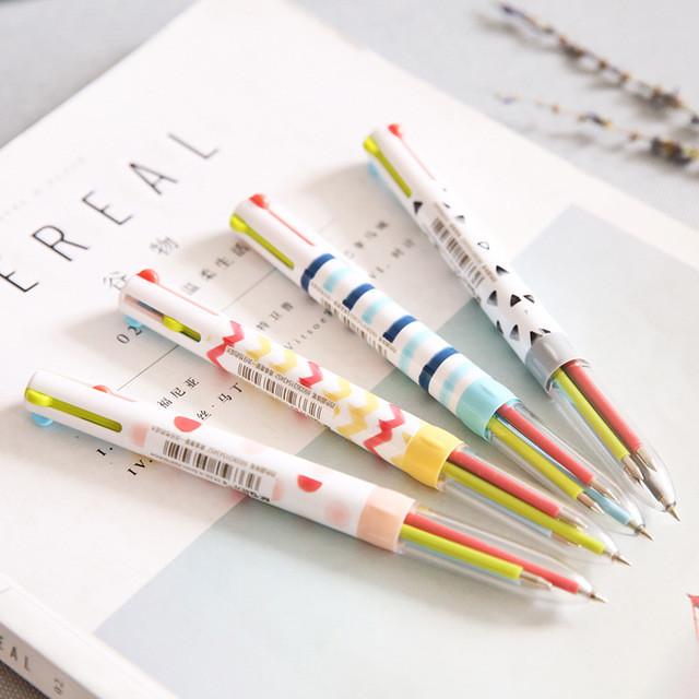 Patterned Multicolor Ballpoint Pen