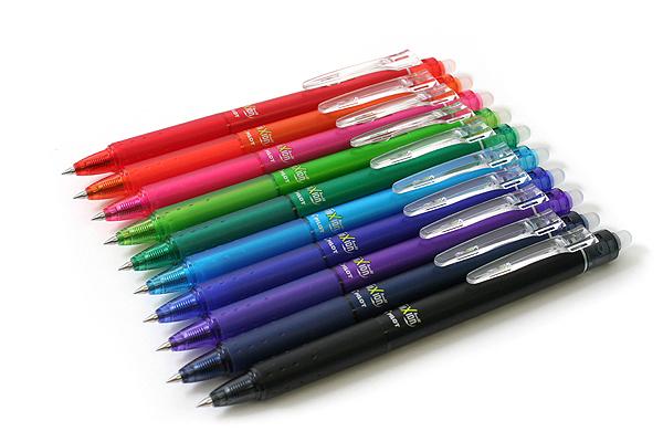 Pilot FriXion Ball Knock Retractable Gel Pen - 10 Color Set