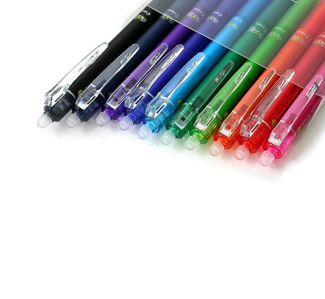 Pilot FriXion Ball Knock Retractable Gel Pen - 10 Color Set