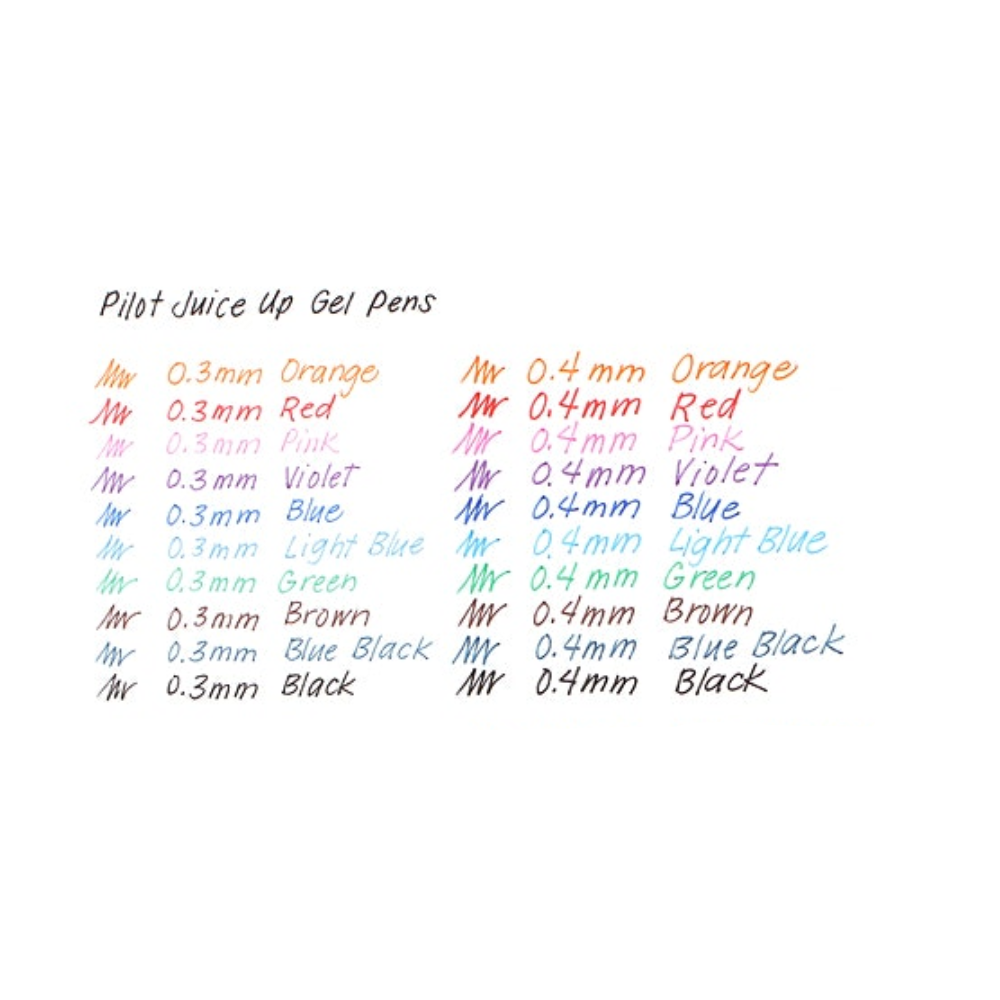 Pilot Juice Up Gel Pen - 10 Color Set