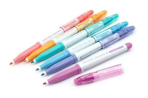 Pilot Frixion Colors Erasable Marker - Pastel Colors