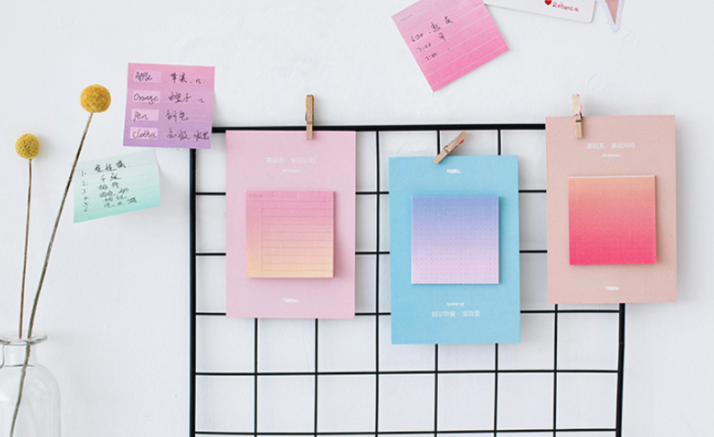 Rainbow Color Sticky Notes