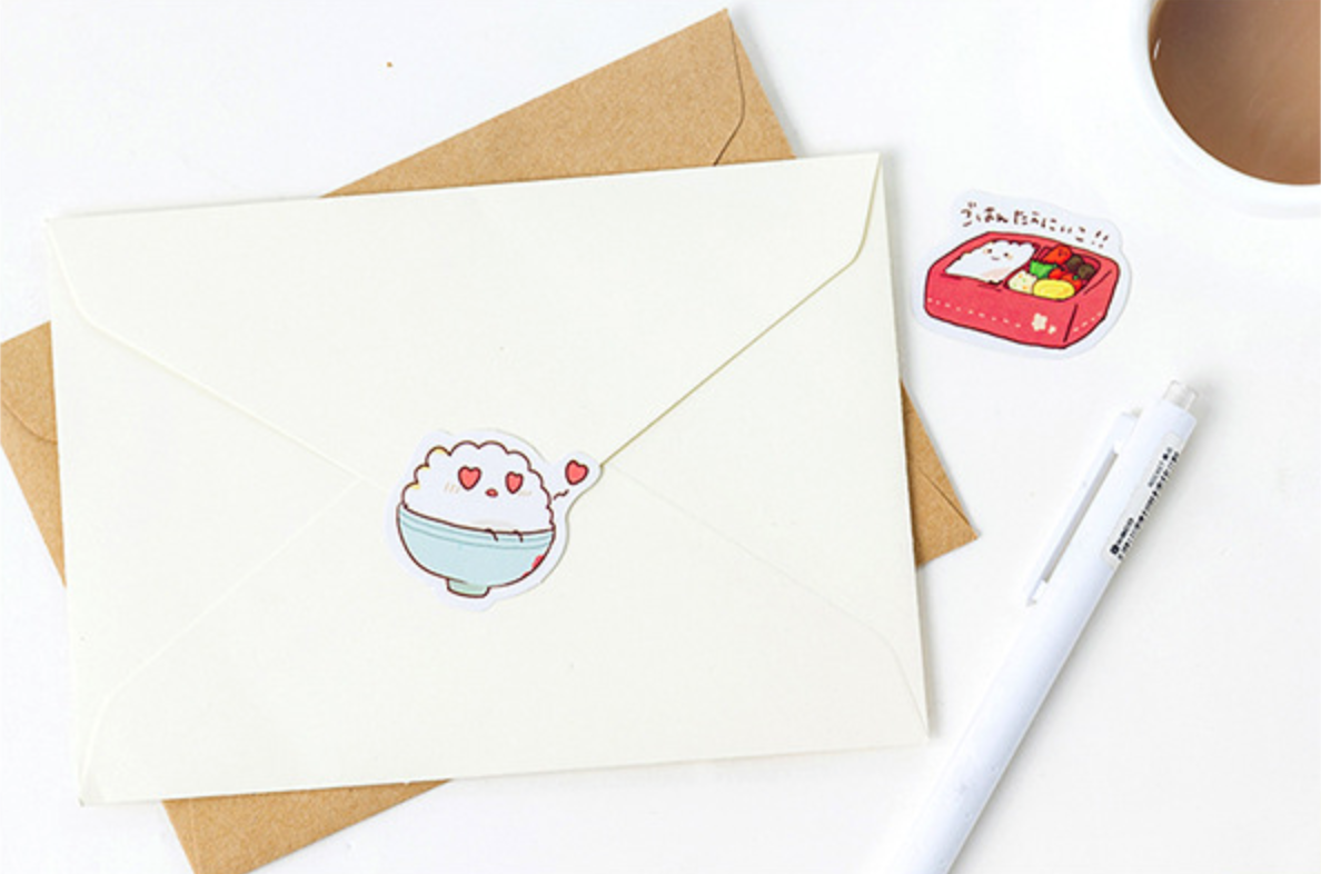 Rice Bowl Decorative Stickers