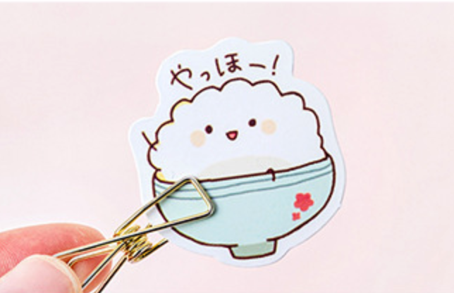Rice Bowl Decorative Stickers