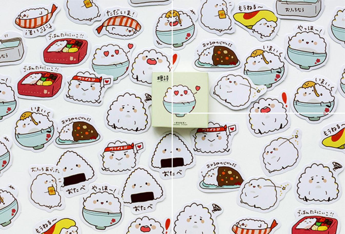 Rice Bowl Decorative Stickers