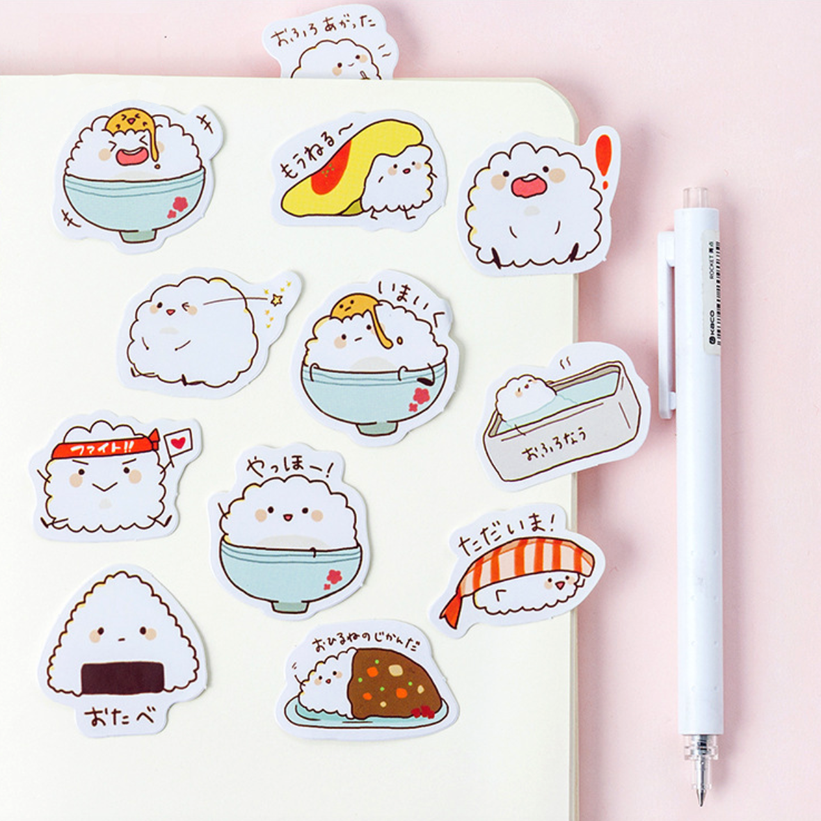 Rice Bowl Decorative Stickers