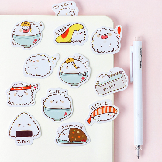 Rice Bowl Decorative Stickers