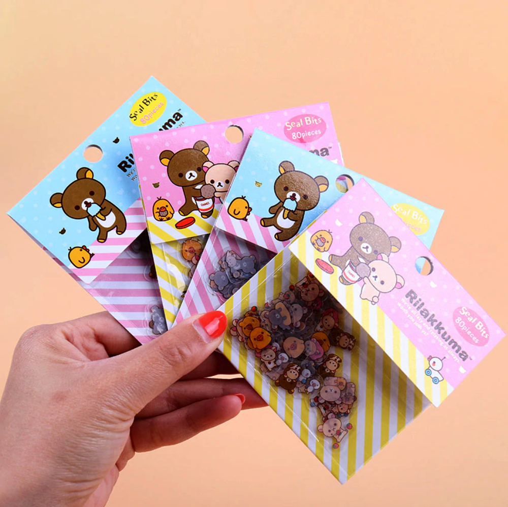 Rilakkuma & Friends Decorative Stickers (2 Types)