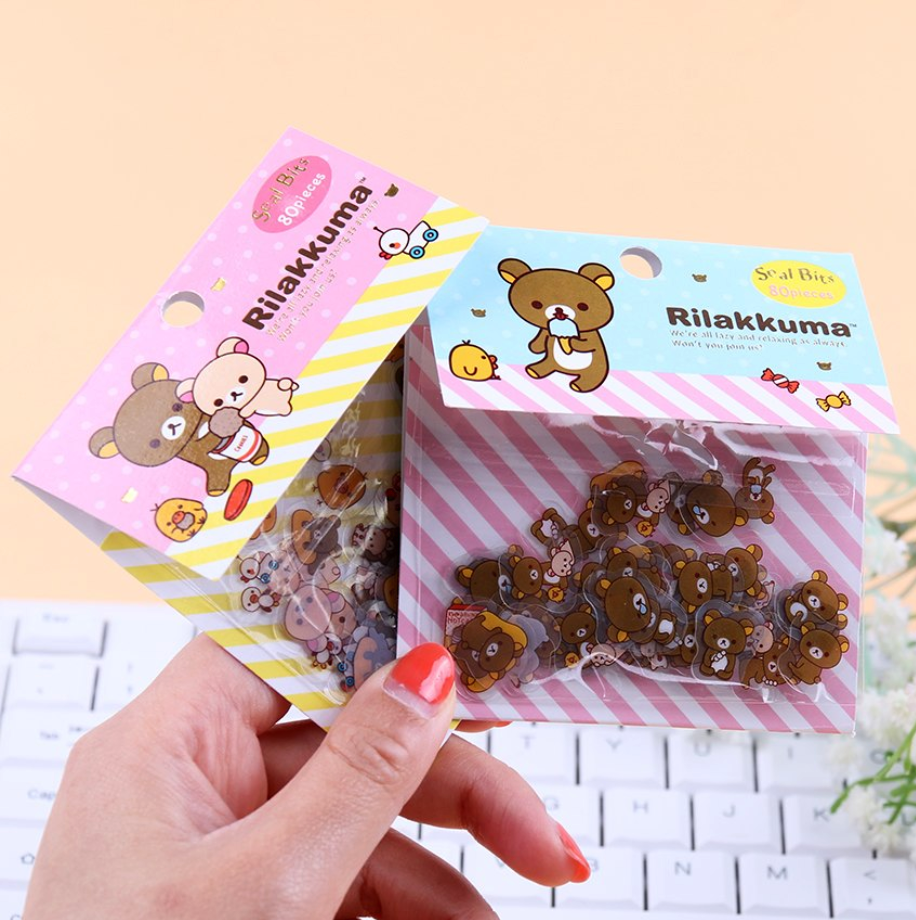 Rilakkuma & Friends Decorative Stickers (2 Types)