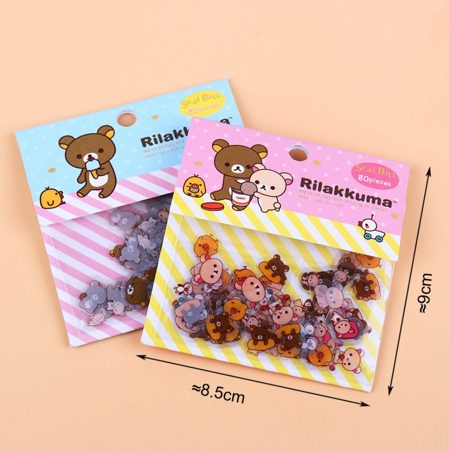 Rilakkuma & Friends Decorative Stickers (2 Types)