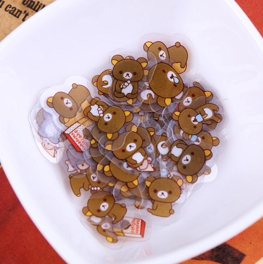 Rilakkuma & Friends Decorative Stickers (2 Types)