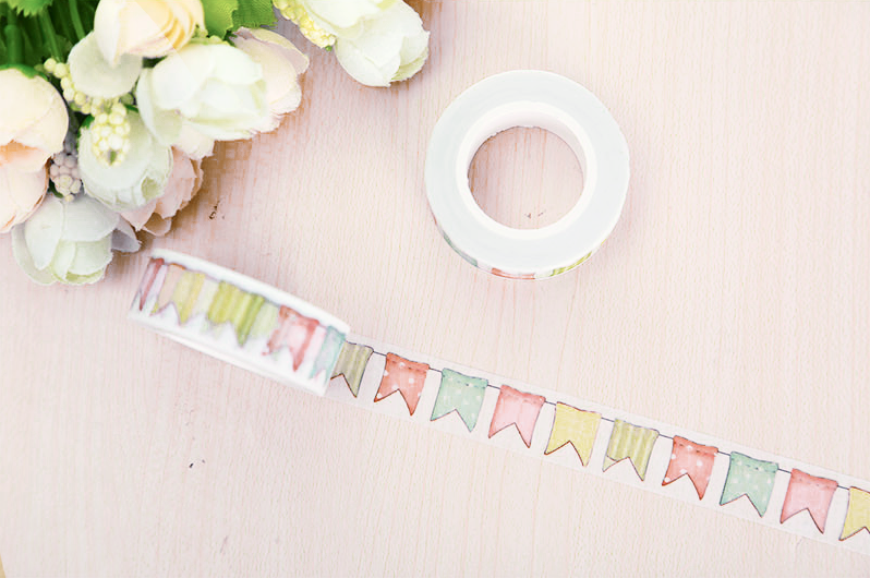 Colorful Flags Washi Tape