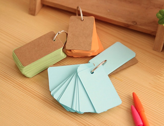 Colorful Key Ring Memo Pad