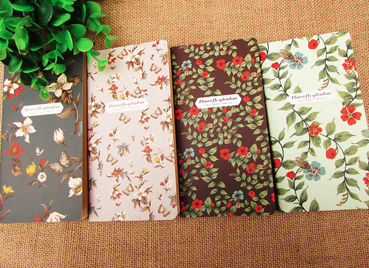Vintage Flower Mini Diary