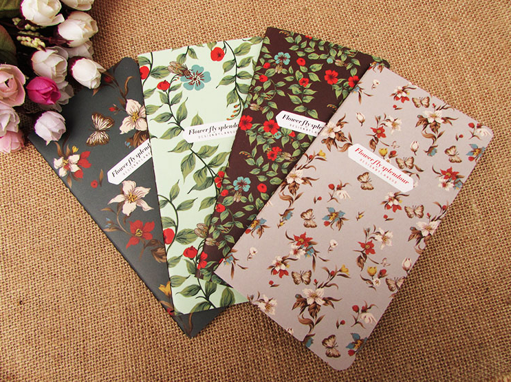 Vintage Flower Mini Diary