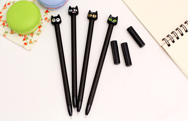 Black Cat Gel Ink Pen
