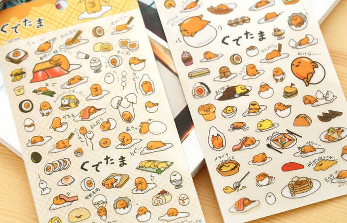 Gudetama Lazy Egg Stickers