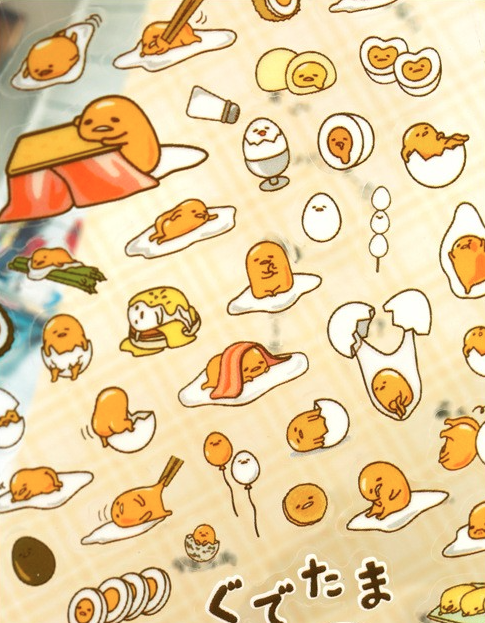 Gudetama Lazy Egg Stickers