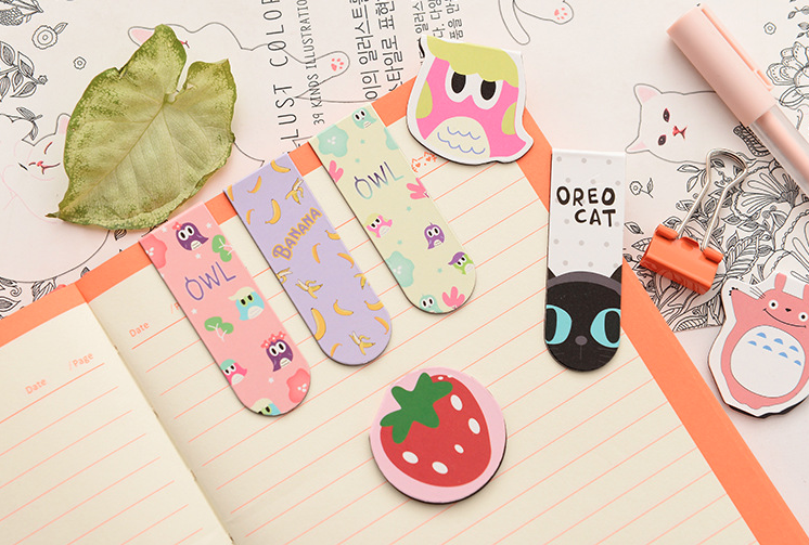 Animal & Fruit Magnetic Bookmarks