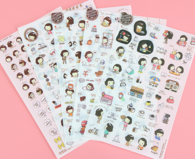 Life of Aiko Stickers Set
