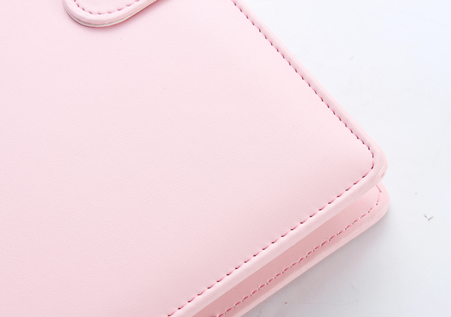 Pastel Color Leather Planner