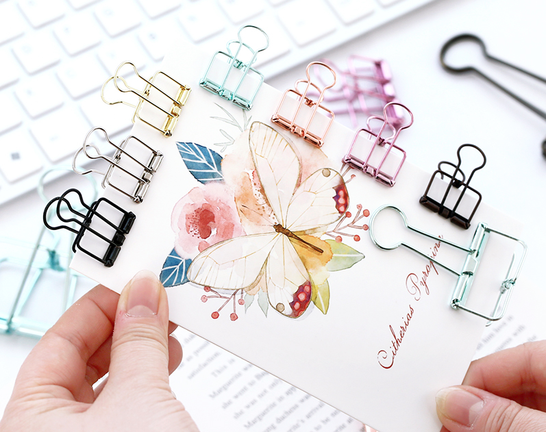 Vintage Metal Binder Clips