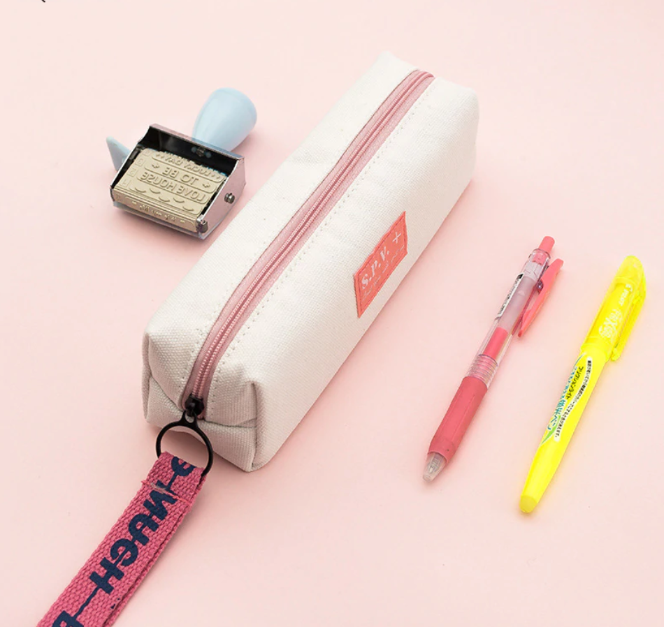 Slogan Design Zipper Pencil Case