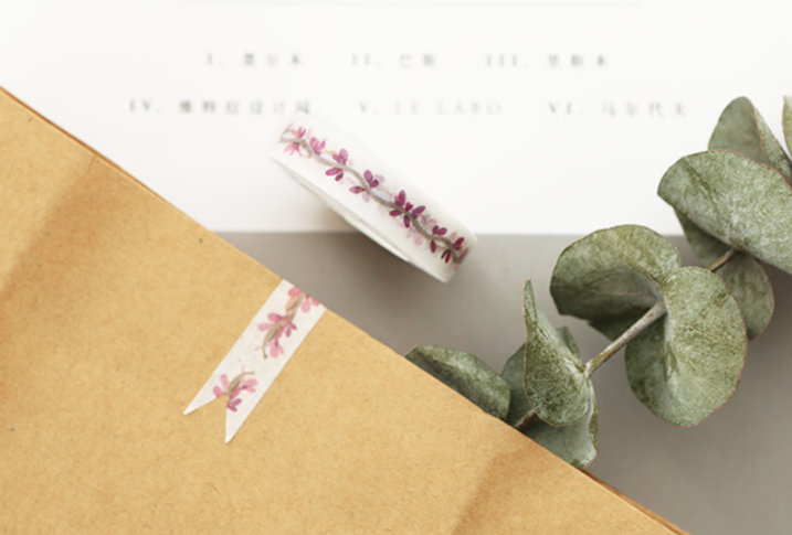 Slim Purple Watercolor Washi Tape