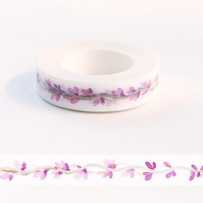 Slim Purple Watercolor Washi Tape