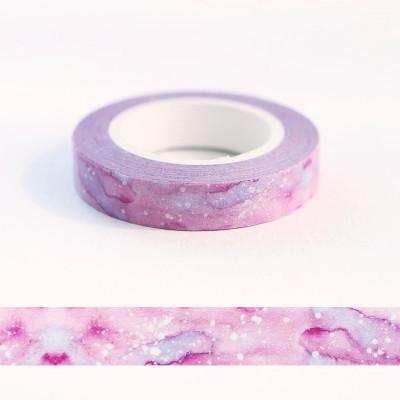 Slim Purple Watercolor Washi Tape