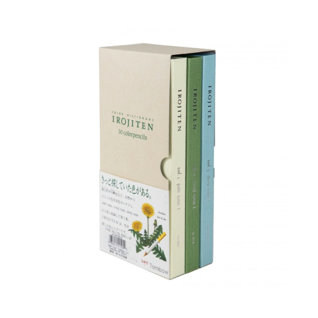 Tombow Irojiten Colored Pencil Dictionary - 30 Color Set - Rainforest